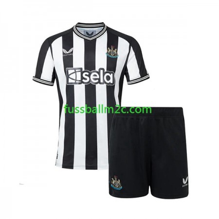 Fußballtrikots Newcastle United Kinder Heim Trikotsatz 2023-2024